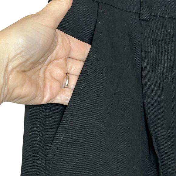 Everlane Tencel Way High Tapered Pant Buttersmooth Black Women 16 NWT No Stretch - Picture 8 of 12